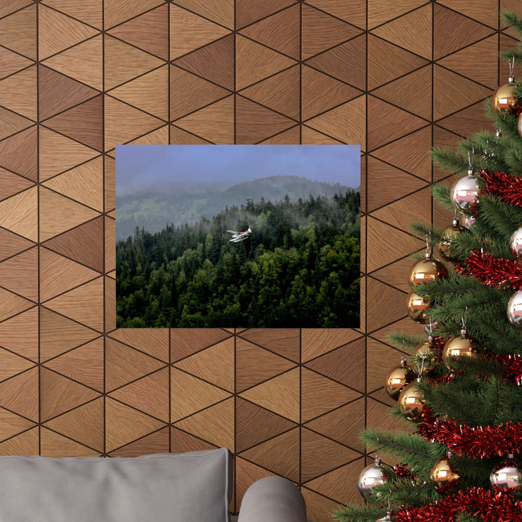 Aerial Nature Print Poster | Matte Horizontal Wall Art, Home Decor, Nature Lover Gift, Landscape Photography, Scenic Artwork, Tranquil Decor