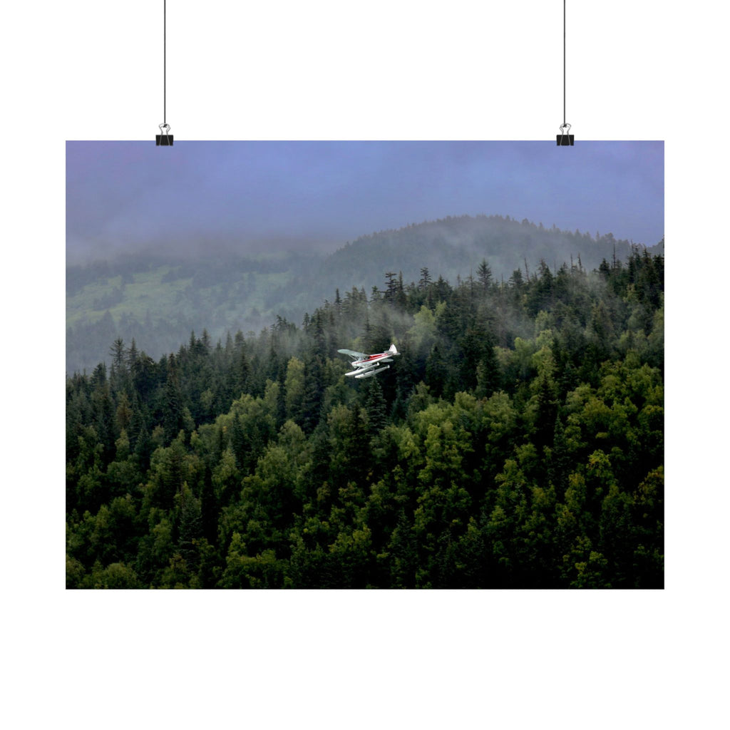 Aerial Nature Print Poster | Matte Horizontal Wall Art, Home Decor, Nature Lover Gift, Landscape Photography, Scenic Artwork, Tranquil Decor