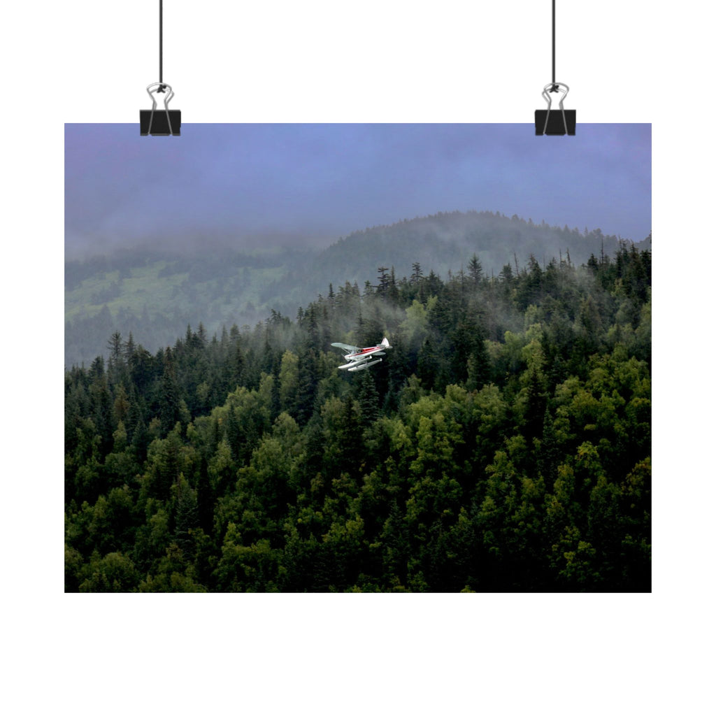 Aerial Nature Print Poster | Matte Horizontal Wall Art, Home Decor, Nature Lover Gift, Landscape Photography, Scenic Artwork, Tranquil Decor
