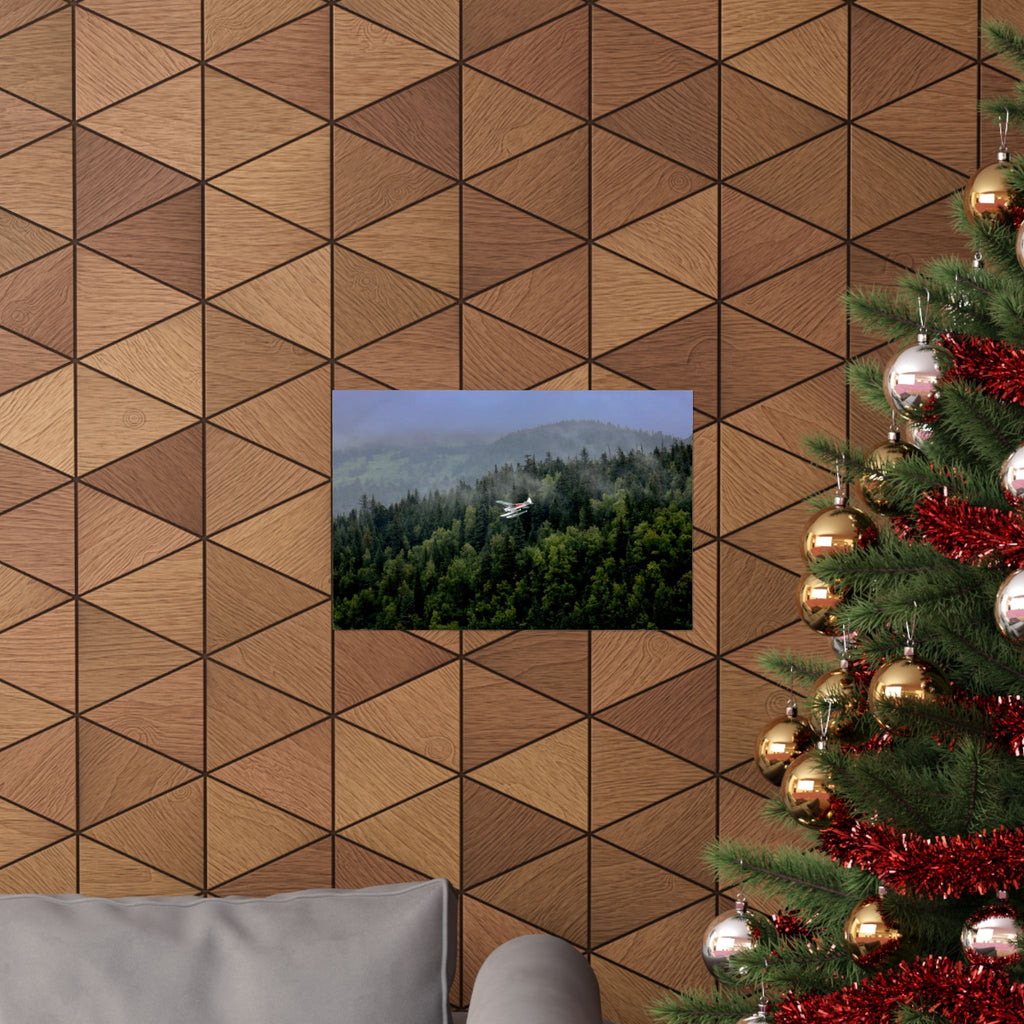 Aerial Nature Print Poster | Matte Horizontal Wall Art, Home Decor, Nature Lover Gift, Landscape Photography, Scenic Artwork, Tranquil Decor